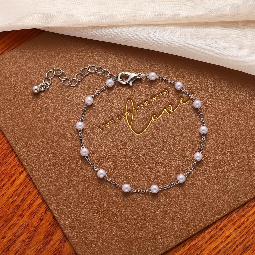 Retro Style Pearl Bracelet Women's Versatile High-end Sense Niche Temperament Beaded Bracelet Couple Girlfriend Hand Jewelry