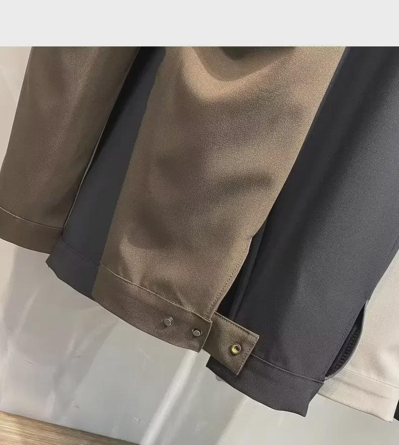 Trendige, kurze Haremshose im koreanischen Stil für Herren – vielseitiger, drapierter Anzug für Frühling und Sommer