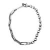 HARANG HR 234B_Half & Half Chain Bracelet