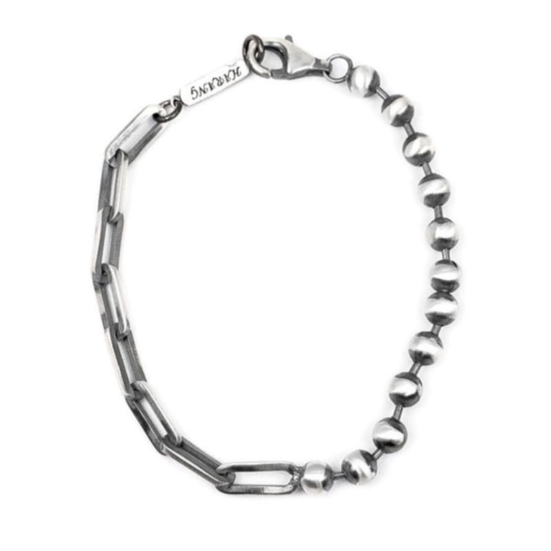 HARANG HR 234B_Half & Half Chain Bracelet