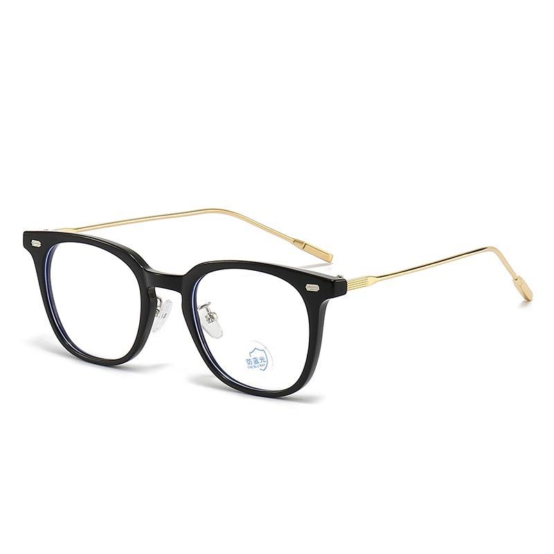 Korean Fashion Glasses Brown Anti Blue Light Glasses Women's Clear Anti Radiation Filter Glasses