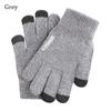 Warm Touch Screen Mitten Thicken Non-slip Gloves Fashion Knitted Gloves  Men Women