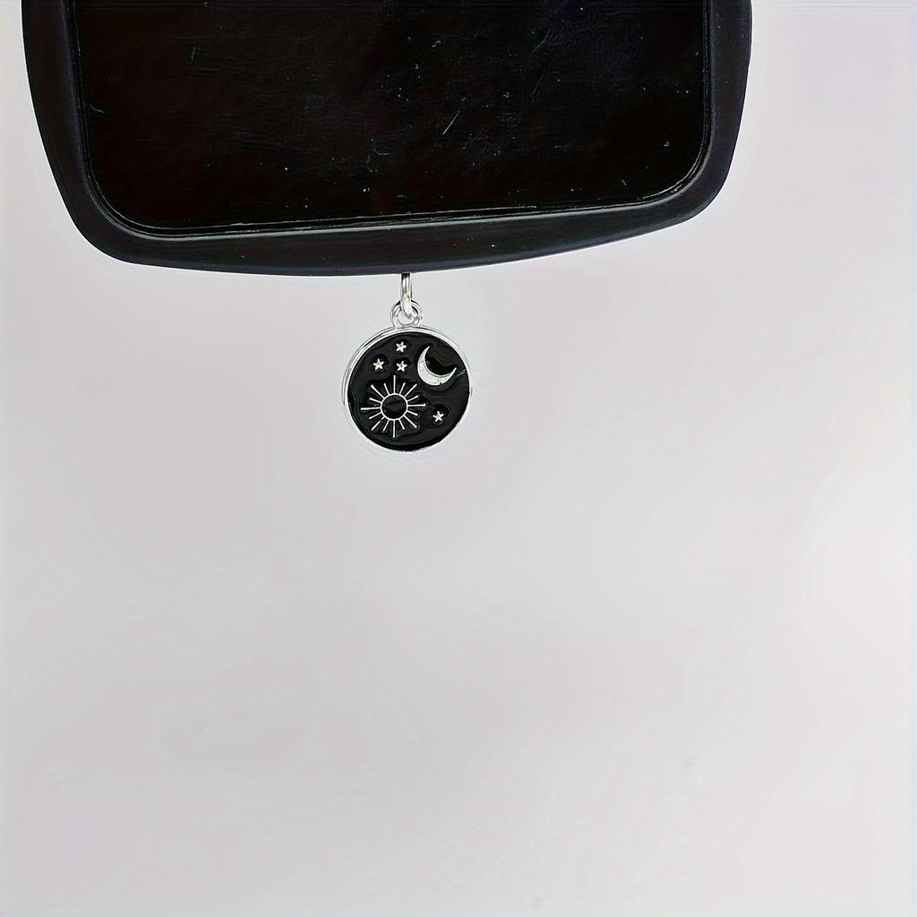 High-End Dark Style Stars and Moon Phone Dust Plug Pendant for IPhone Type-C/Android Port