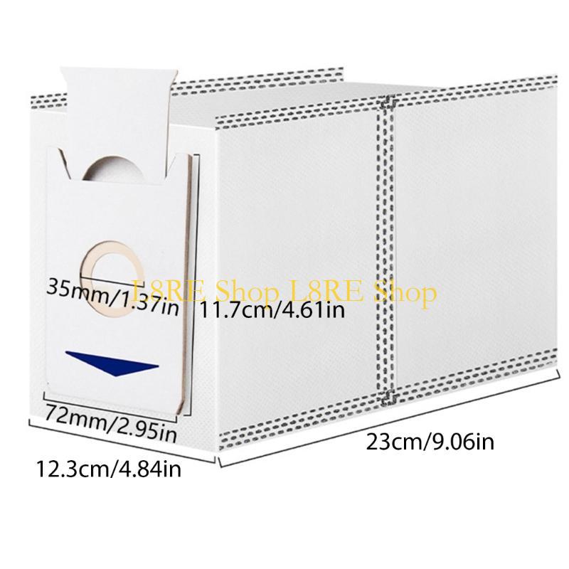 L8RE Set of 10 Vacuum Cleaner Bags Cloth Dust Bag Vacuum Cleaner Replacement Part
