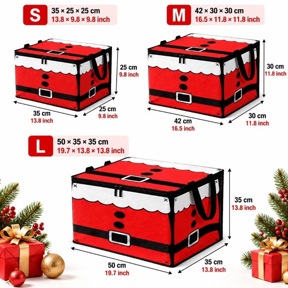 Large Capacity Christmas Storage Bins Laundry Clothes Organizer for Bedroom Office Home