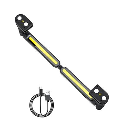 Multifunctional ABS LED Work Light Featuring Foldable Design and Magnetic Base for Automotive Repair and Outdoor Use