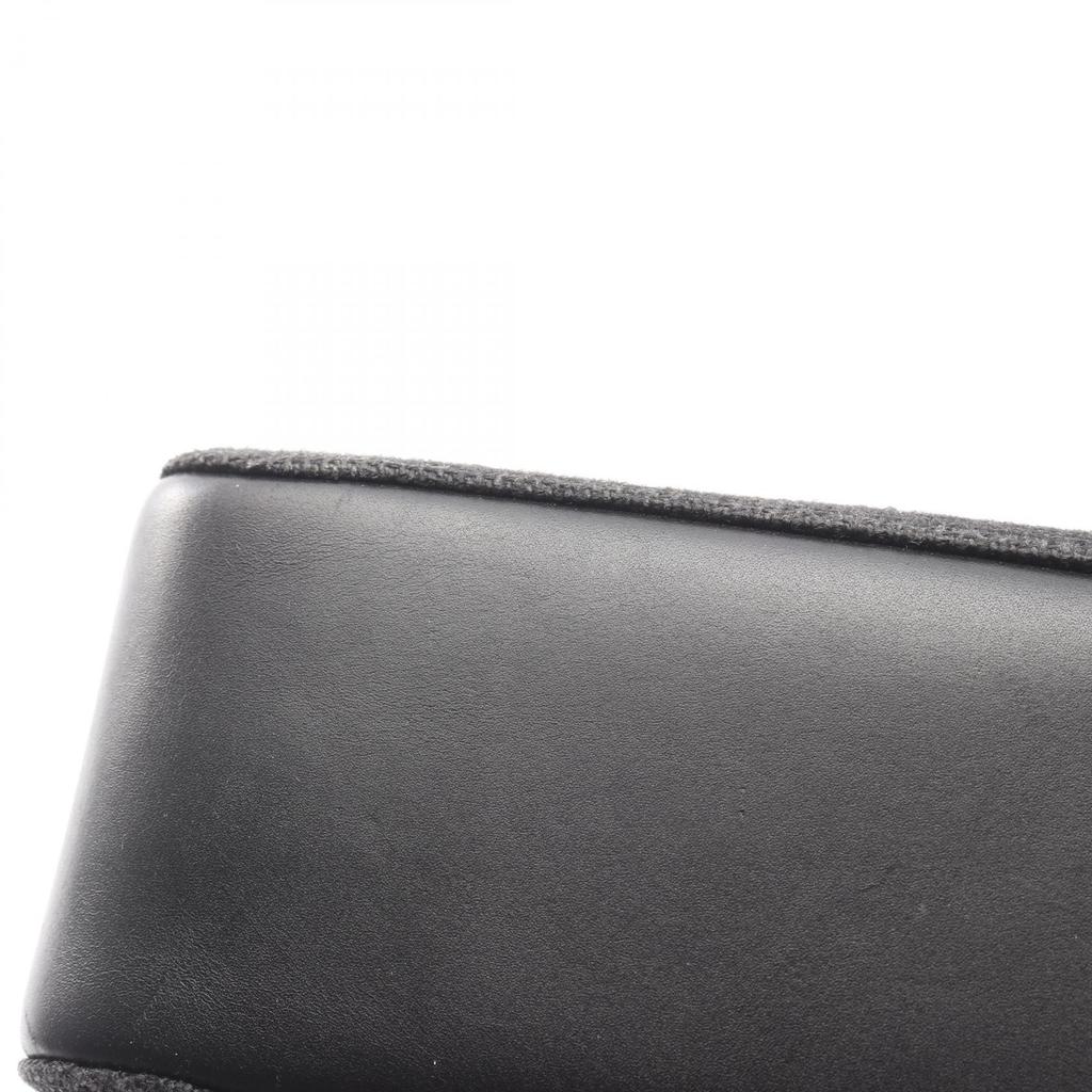 Used GUCCI Bamboo Handbag 002-1061 canvas leather Black Used Women