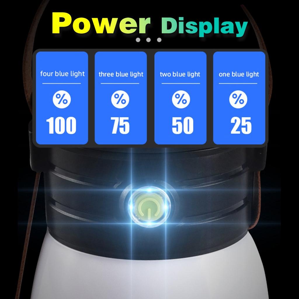 Solar Tent Lantern with Power Bank Function, Long Lasting,COB+LED Dual Light,USB Backup,Perfect for Camping,Hiking,Power Outage