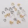 100Pcs U Shape Wire Guards for Jewelry Making Copper Connector for Jewelry DIY Accessories
