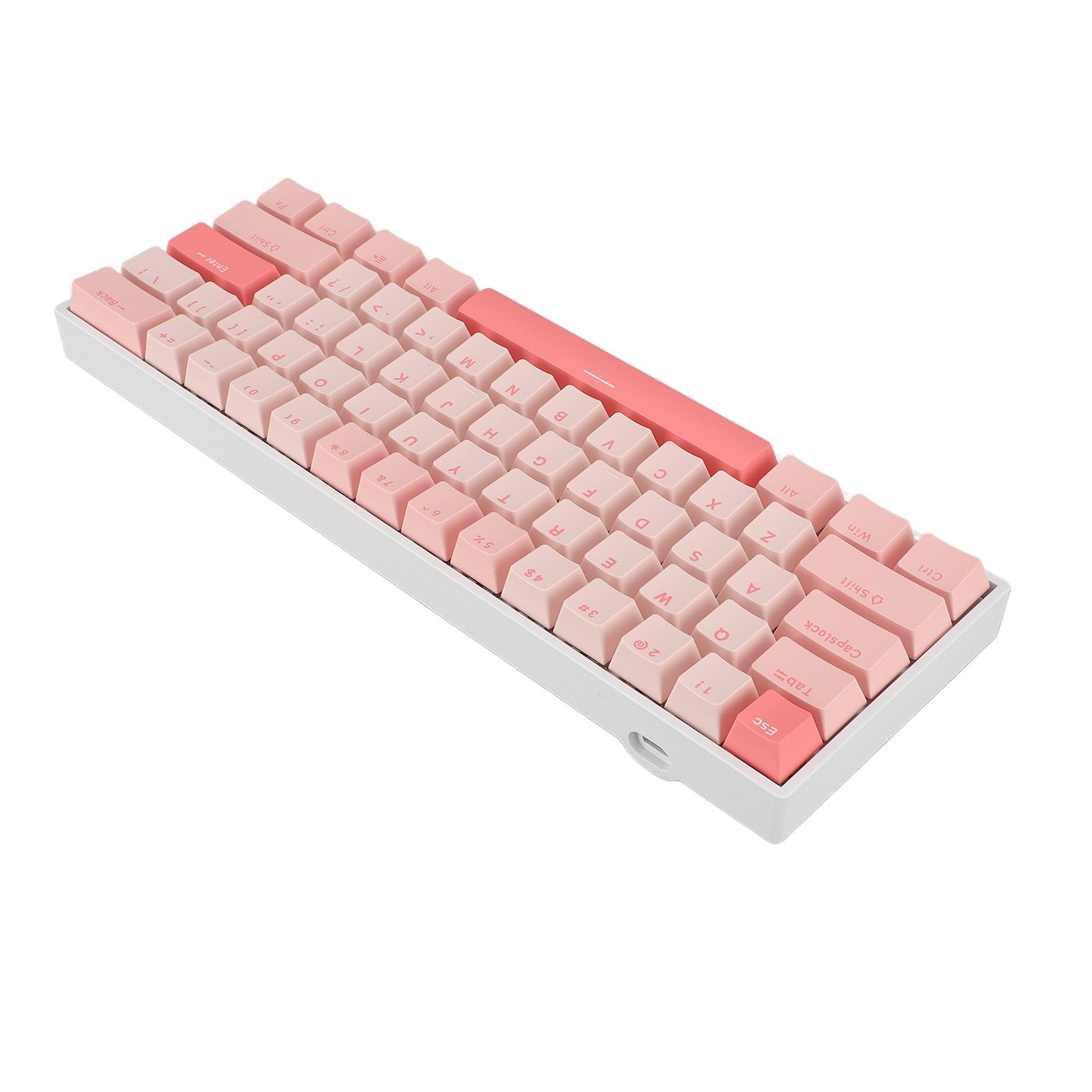 

Механическая клавиатура 61 клавиша с синим переключателем RGB USB C, проводная для Harmony OS Gaming Business