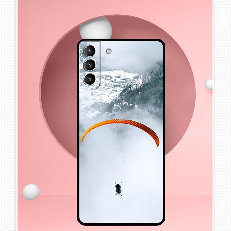 Paragliding Sport Case For Samsung Galaxy S25 Ultra S20 S21 S22 S23 S24 Plus S9 S10 S24 FE S25 FE Cover Funda