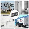 Foldable RV Aluminum Folding Wall-Mounted Rack Floating Shower Shelves Shelf Small Fold Down Wall Shelf For Shower Gel, Drinks
