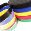 5M 20mm Reusable Fastening Tape Cable Ties Double Side Hook Roll Hook and Loop Straps Wires Cords Organizer