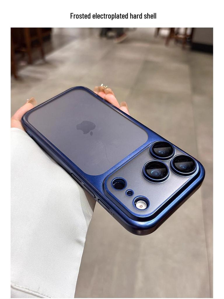 Husă Apple 17 Promax Ultra-Subțire Mată Transparentă Acoperire Completă Anti-Cădere