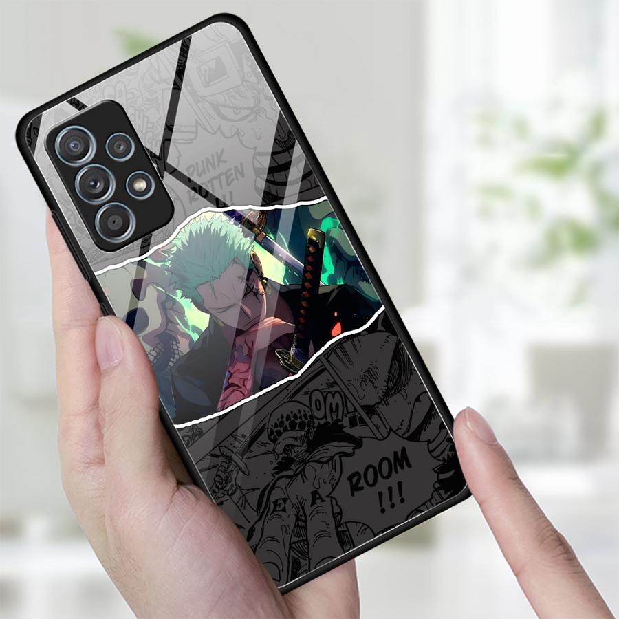OneS P-ieceS Anime Case for Samsung Galaxy A12 A10 A13 A20 A21 A06 A14 A30 A15 A50 A73 A34 A16 A02 A36 A71 A56 A35 A25 A51 A52