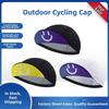 Touca de Ciclismo com Estampa de Sorriso em Cor Degradê, Respirável de Secagem Rápida Protetor Solar Forro de Capacete Para Ciclismo, Corrida e Esportes ao Ar Livre