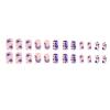 Square Press on Nail 4th of July Fake Nail Independence Day Glues on Nail Patriotic False Nail Full Cover Fake Nail