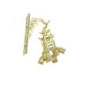 Ancient Style Luminous Lantern Refrigerator Magnet with Pavilion Tassel and Pearl Ornament