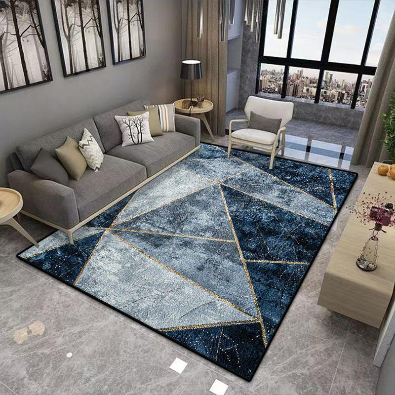 Nordic Geometric Household Carpets for Living Room Decorative Rug Carpets for Bed Room Washable Non-slip Floor Mat Dining Room