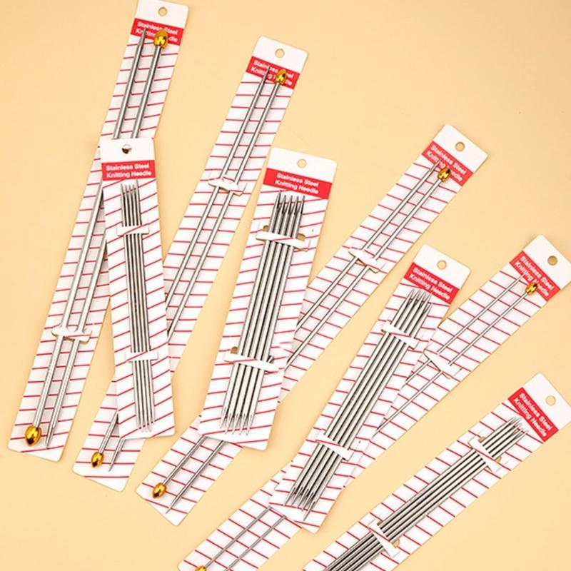 Rostfreie gerade Stricknadel zum Stricken Doppelspitzstricknadel