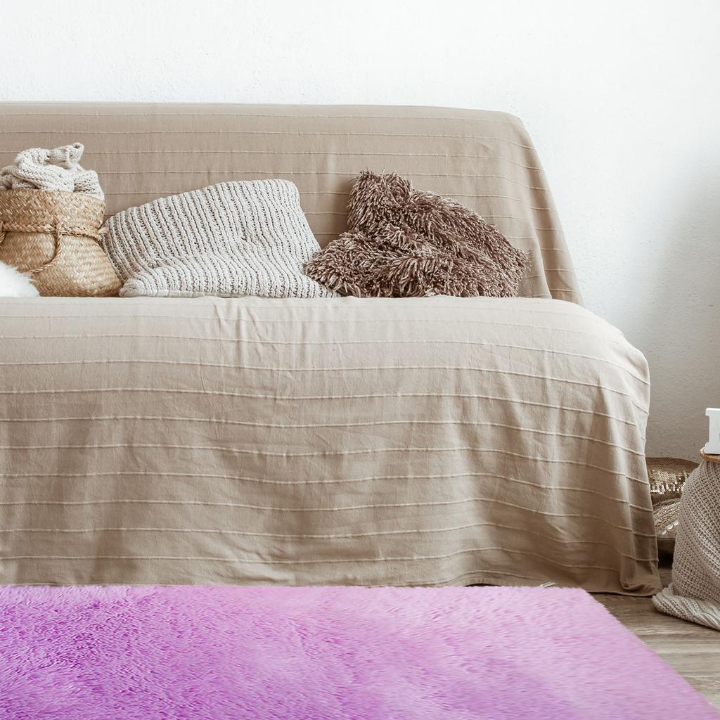 Bettvorleger, Geeignet für Wohnzimmer, Bettseite, Arbeitszimmer, Weicher Plüsch