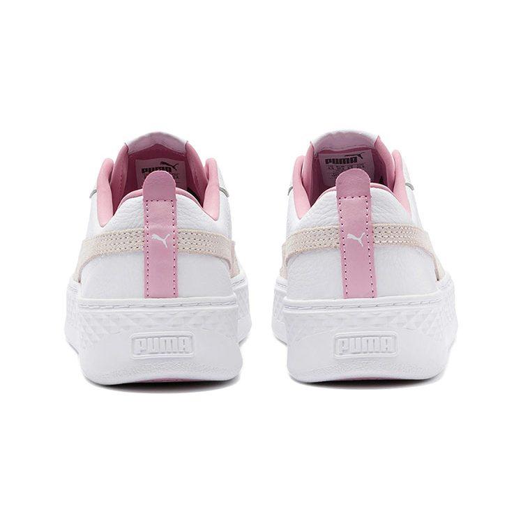 PUMA Smash Platform Low 'White Pale Pink' Women's 366487-08