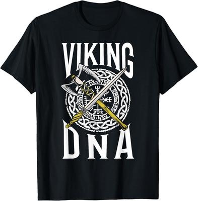 Wikinger DNA Skandinavische Nordische Mythologie Walhalla Krieger T-Shirt Unisex T-Shirt