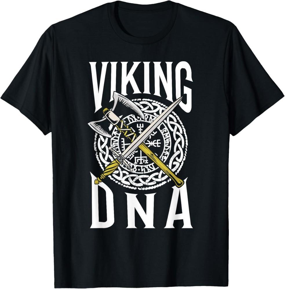 Viking DNA Scandinavian Norse Mythology Valhalla Warrior TShirt Unisex T-Shirt L