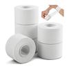 White Cotton Sports Tape: Wrist & Ankle Support with Serrated Edge.