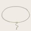 Diamond Square Hole Waist Chain Metal Accessories Dress Waist Decoration Chain
