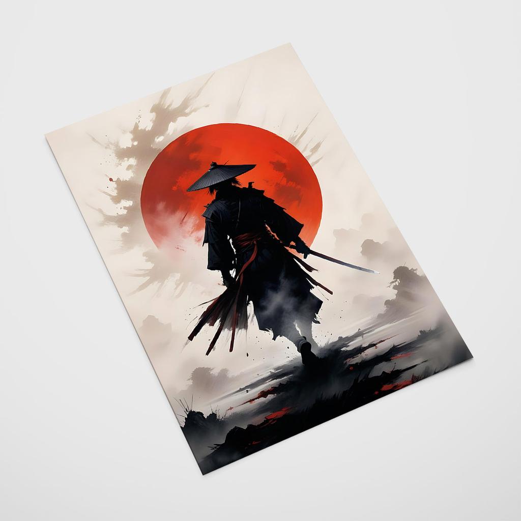 Poster Posters Japanese Samurai