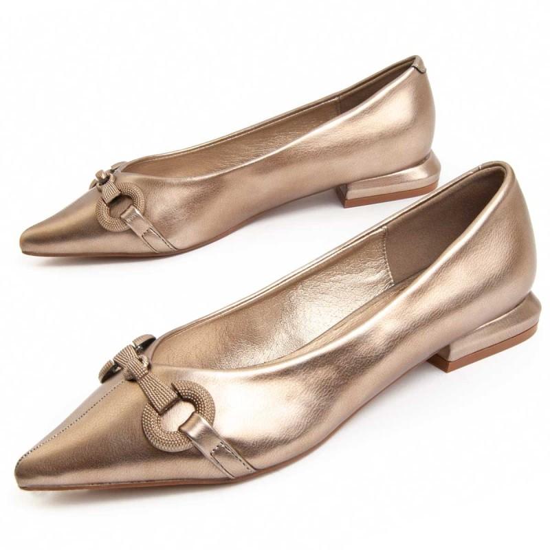 Montevita Bailarina Casual Para Mujer.    Balera2  96648 36 goud