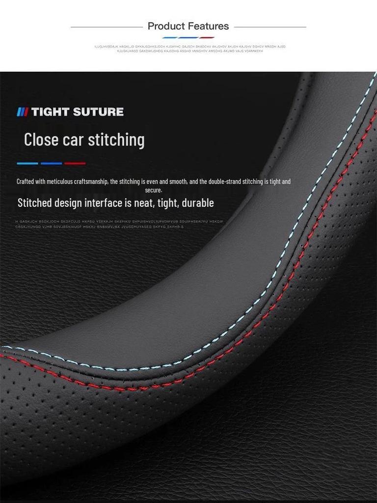 Buick Regal & Verano Nappa Leather Steering Wheel Cover - Four-Season, Anti-Slip Grip