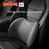 Car Headrest Memory Foam Lumbar & Neck Support Cushion - Universal All-Season Driving Backrest Pad