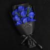 Cross-Border 9-Rose Soap Flower Bouquet with Graduation Teddy Bear - Creative Valentine's Day Gift