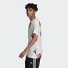 Adidas Originals Trefoil Simple Logo Print Casual Crew Neck Short Sleeve T-Shirt Men Tops White FM3342