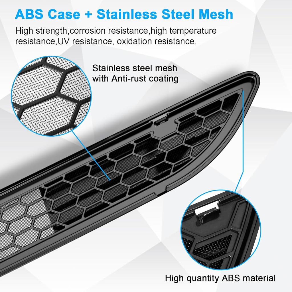 Grille Mesh Erts For New Tesla Model 3 Highland Front Air Inlet Vent Grille Cover Replacement For Tesla Model 3 2024 2025 Accessories (Not Fit With