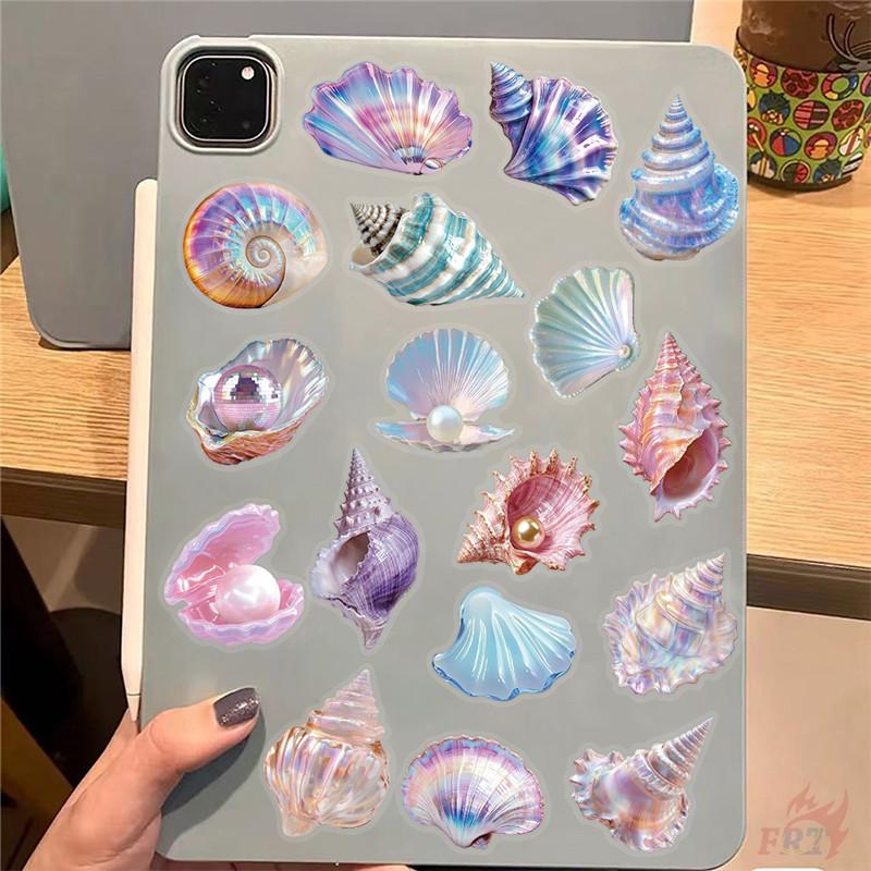 50Pcs/Set Shell Conch Starfish Pearl PET Stickers Waterproof DIY Fashion Doodle Decals Stickers