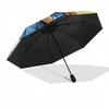 1pc Peter Rabbit Automatic Umbrella   8 Rib Portable Folding Black Iron Frame for Outdoor, Beach, Travel, Beach Umbrella 169