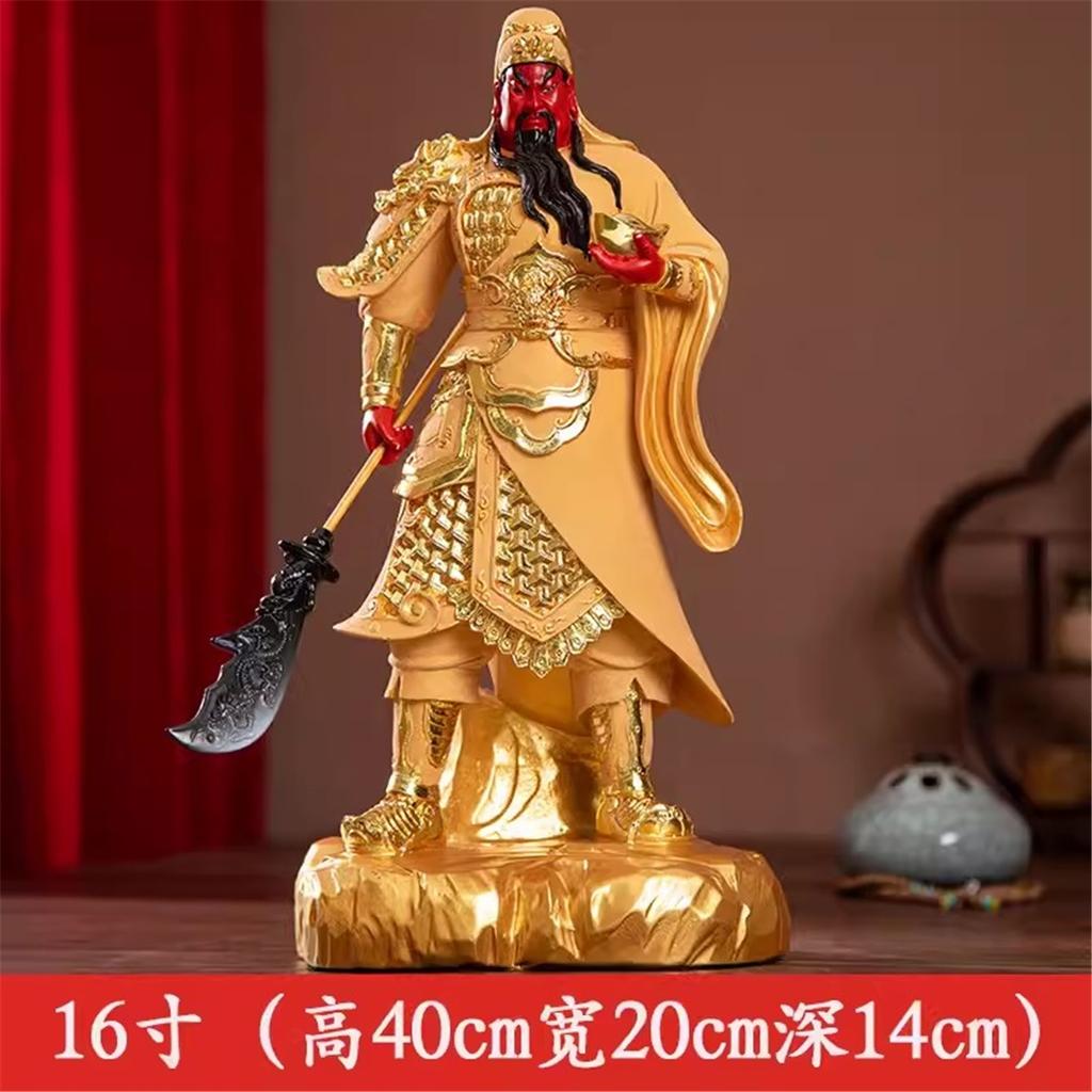 Figurka Bóstwa Buddyjskiego do Wystroju Domu, Bóg Bogactwa, Statua Guan Yu, Dominujący Ornament Buddy, Buddyzm