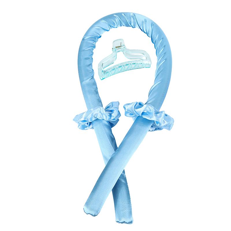Heatless Curling Rod Headband No Heat Silk Curls Ribbon Hair Rollers Sleeping Soft Lazy Hair Curlers Foam Rod Hair Styling Tools