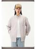 Women's Korean Style Striped Long-Sleeve Shirt Jacket - New Spring Casual Outerwear