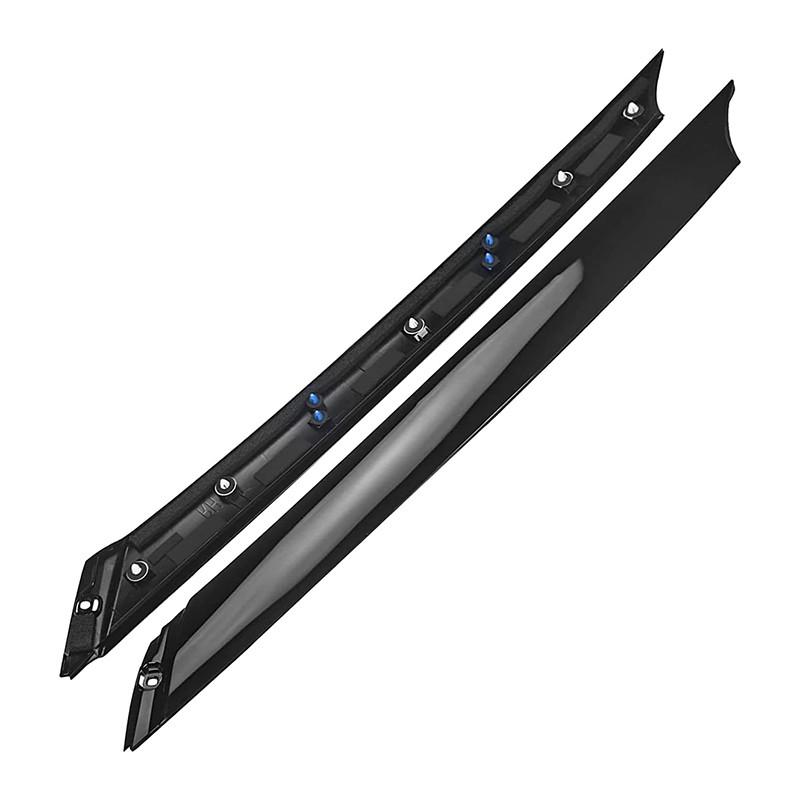 1Pair Glossy Black Windshield Pillar Moulding Trm Fit For Hyundai Veloster 2012-2018 861702V000 861802V000