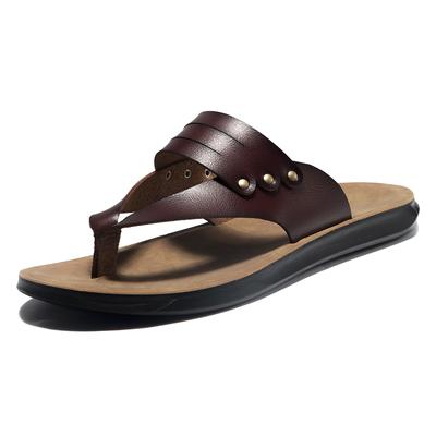 Fashion Men's High Quality Sandals Summer Men Shoes Breathable Walking Beach Slippers Outdoor Sandals Casual Fashion Filp Flops Big Size