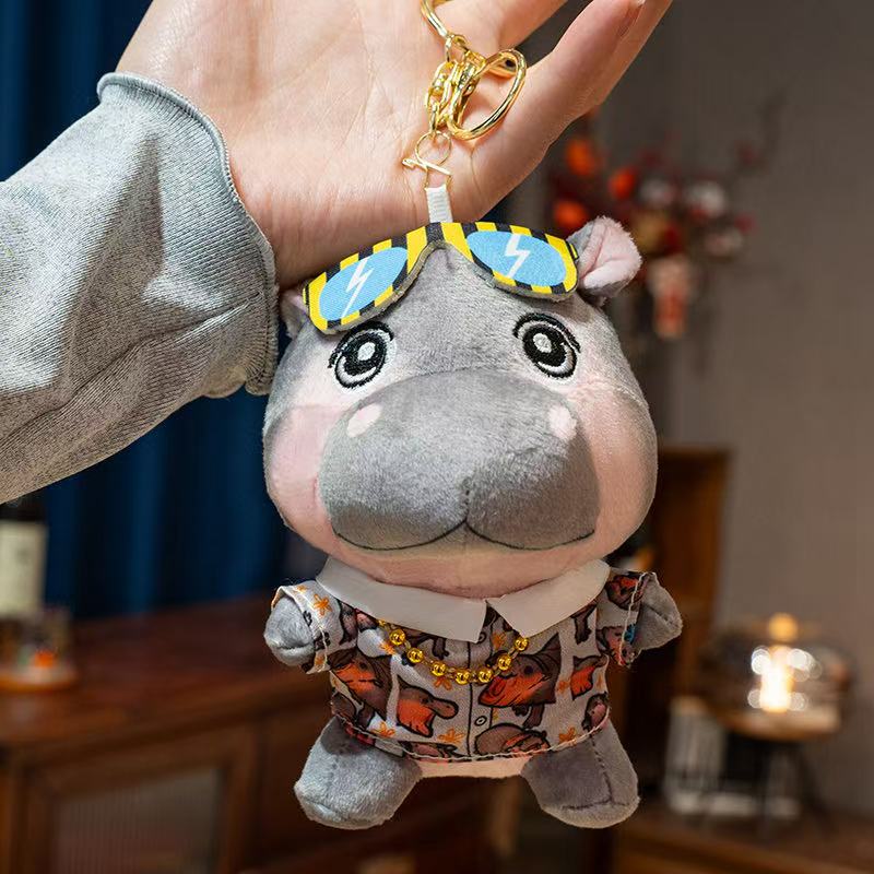 15/23cm New Simulated Hippopotamus Doll Stuffed Plush Toy Handmade Doll Cartoon Anime Pillow Cute Children s Gift Fun Doll 15cm