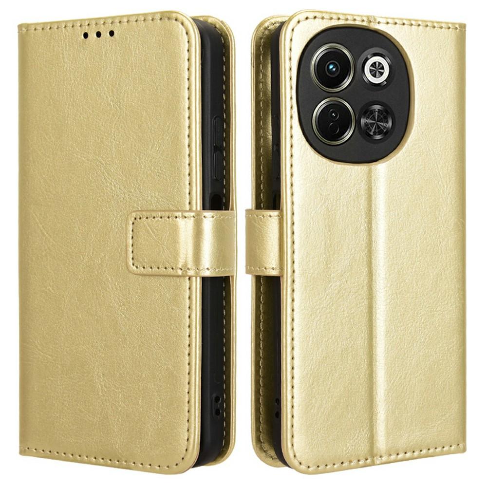 

For TECNO Spark 30 5G KL8/Pova 6 Neo 5G Case Crazy Horse Texture PU Leather Phone Wallet Cover C