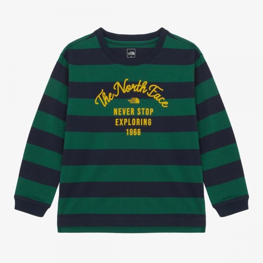 

The North Face Kids Nt7tr55t Kids Elowen Long Sleeve Tee Jungle Green