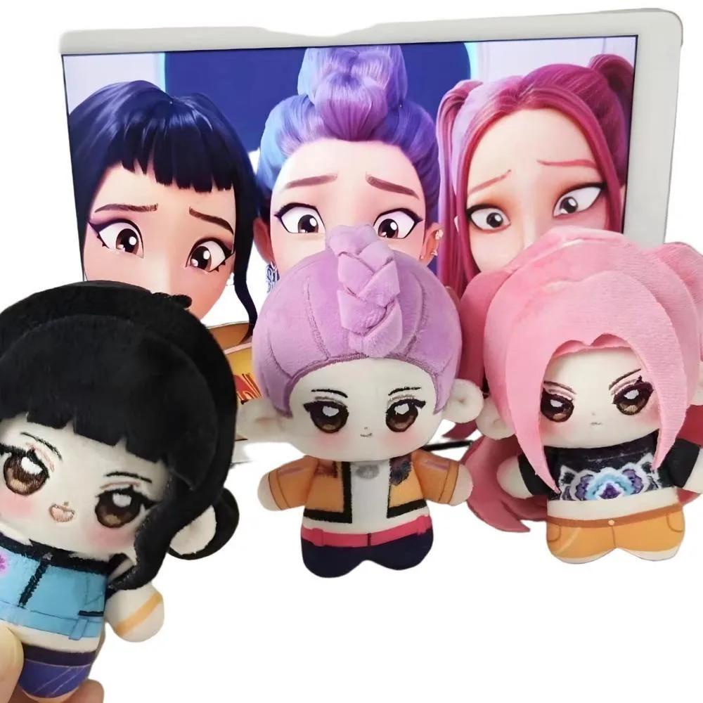 10cm Lovci démonů Rumi Mira Zoey Bavlněná panenka Tělo Oblékací oblečení roztomilé Měkká hračka Figurky Sběratelské předměty Dárky