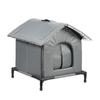 Outdoor Cat House Pet House Warm Elevated Weatherproof Oxford Cloth Insulated Protection Cat Tent for Winter Porch Backyard