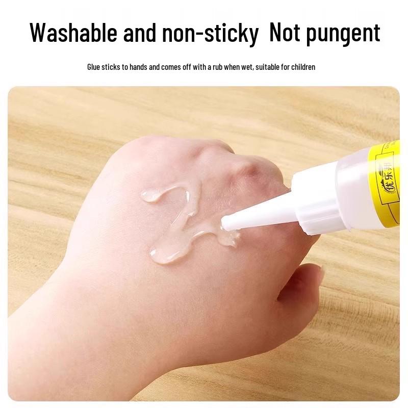 Kids' DIY Craft Kit: Glue, Twist Sticks, Non-Woven Fabric, Crepe Paper, and Hemp for Creative Projects